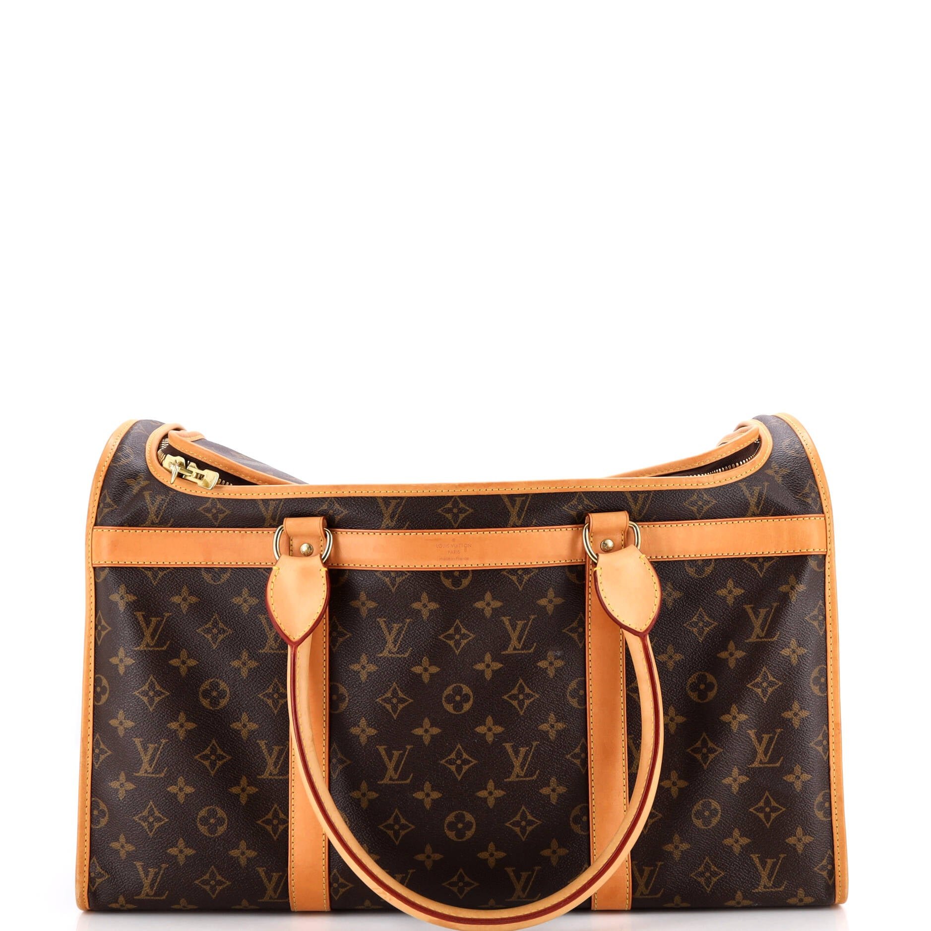 Dog Carrier Bag Monogram Canvas 50