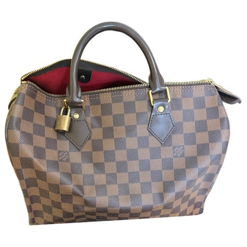 Speedy leather handbag