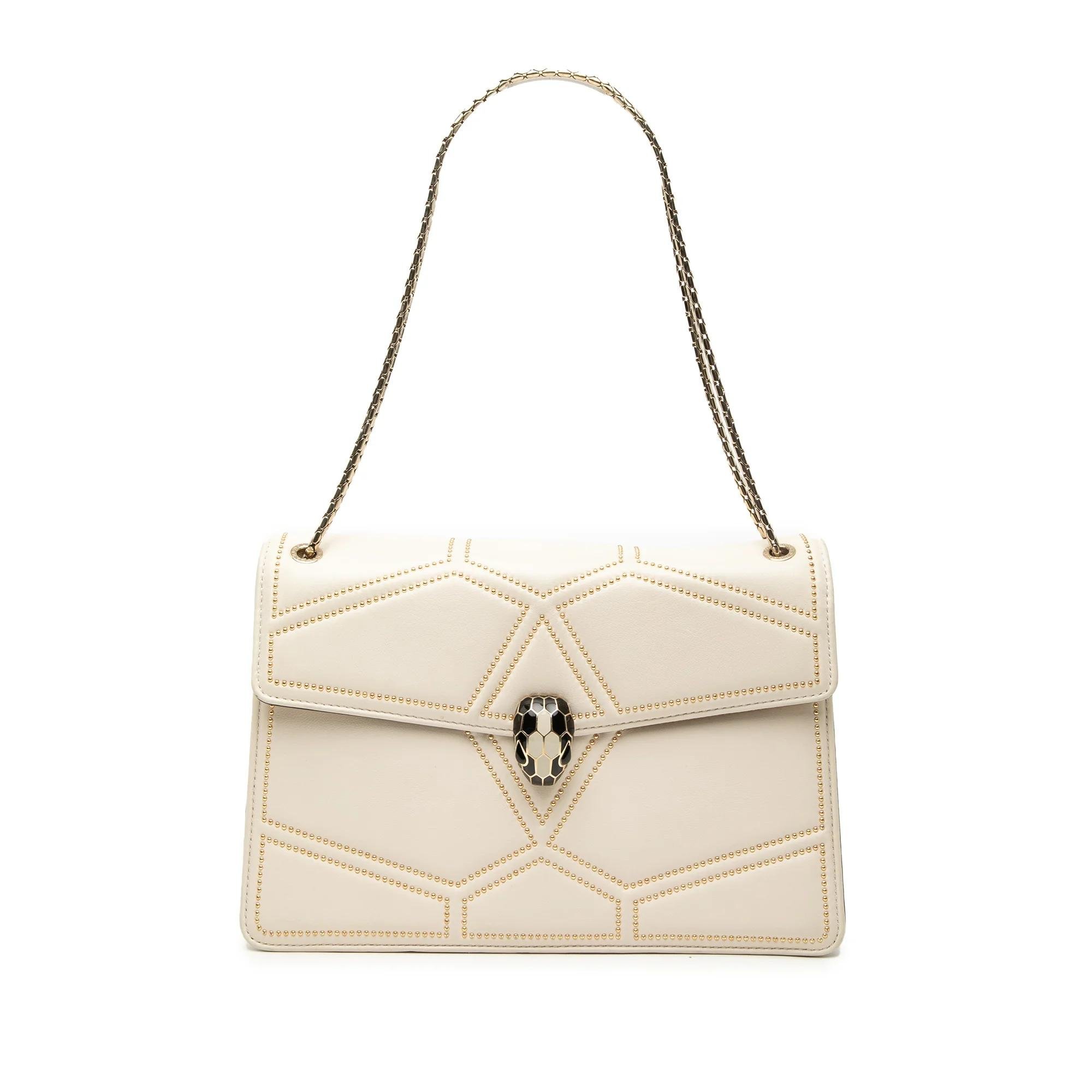 Serpenti pony-style calfskin handbag