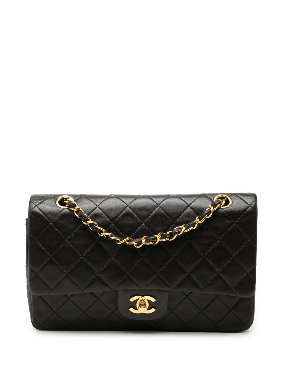 1991-1994 Medium Classic Lambskin Double Flap shoulder bag