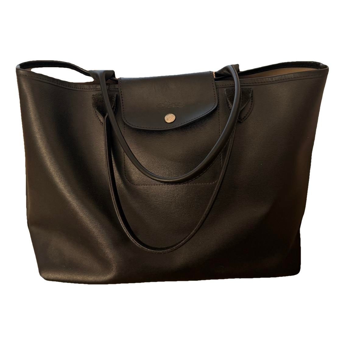 Leather tote