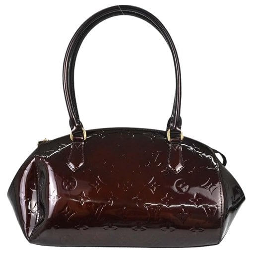 Sherwood patent leather handbag