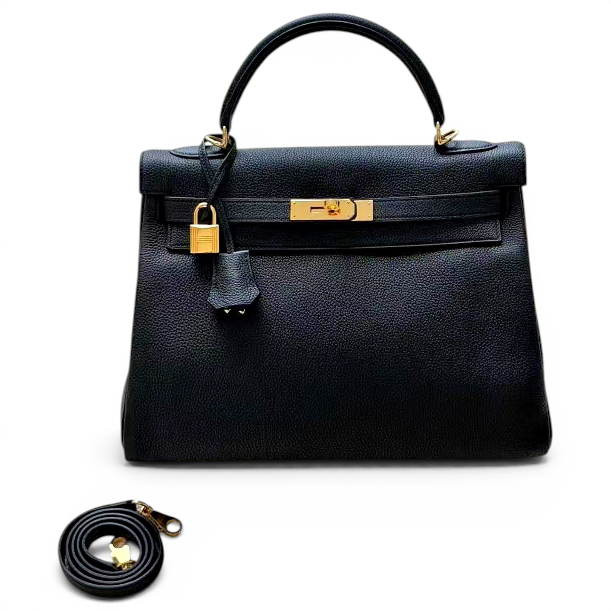 Kelly 32 leather handbag