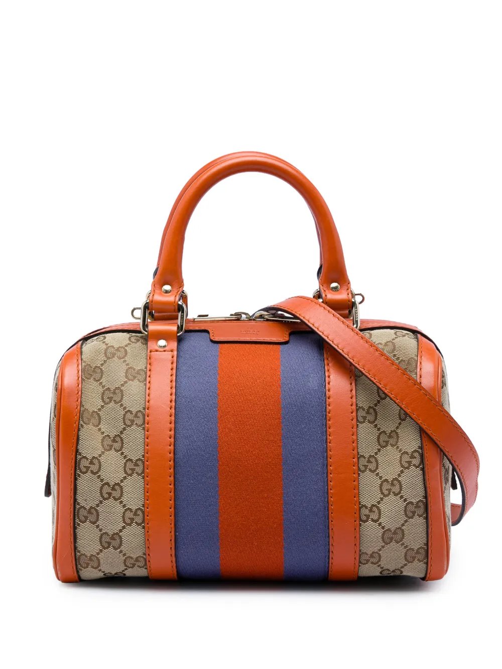 2016-2026 Small GG Canvas Web Joy Boston Bag satchel