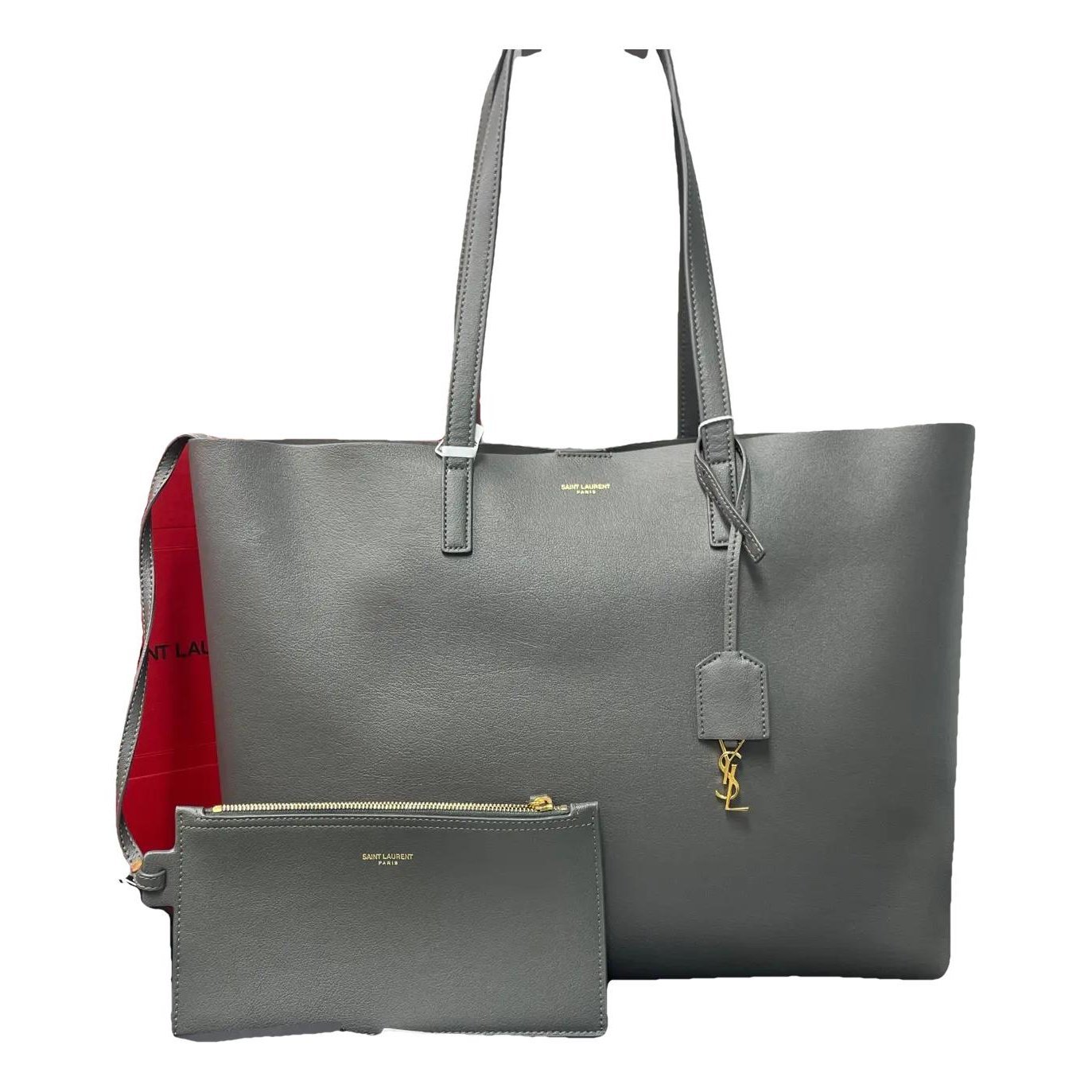 Shopping leather tote