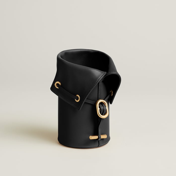 Noir Hermèscheek Pouch