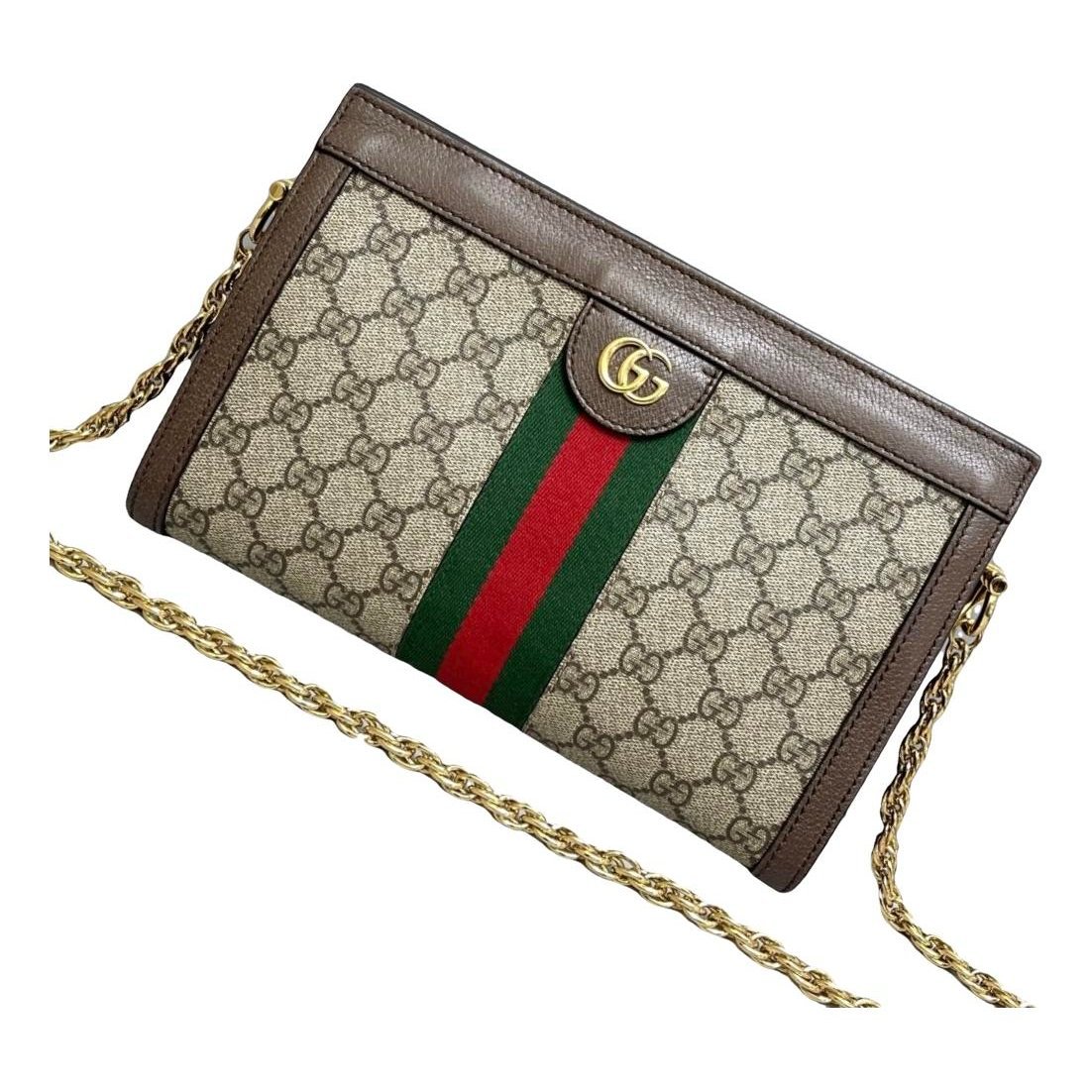 Ophidia Chain leather handbag
