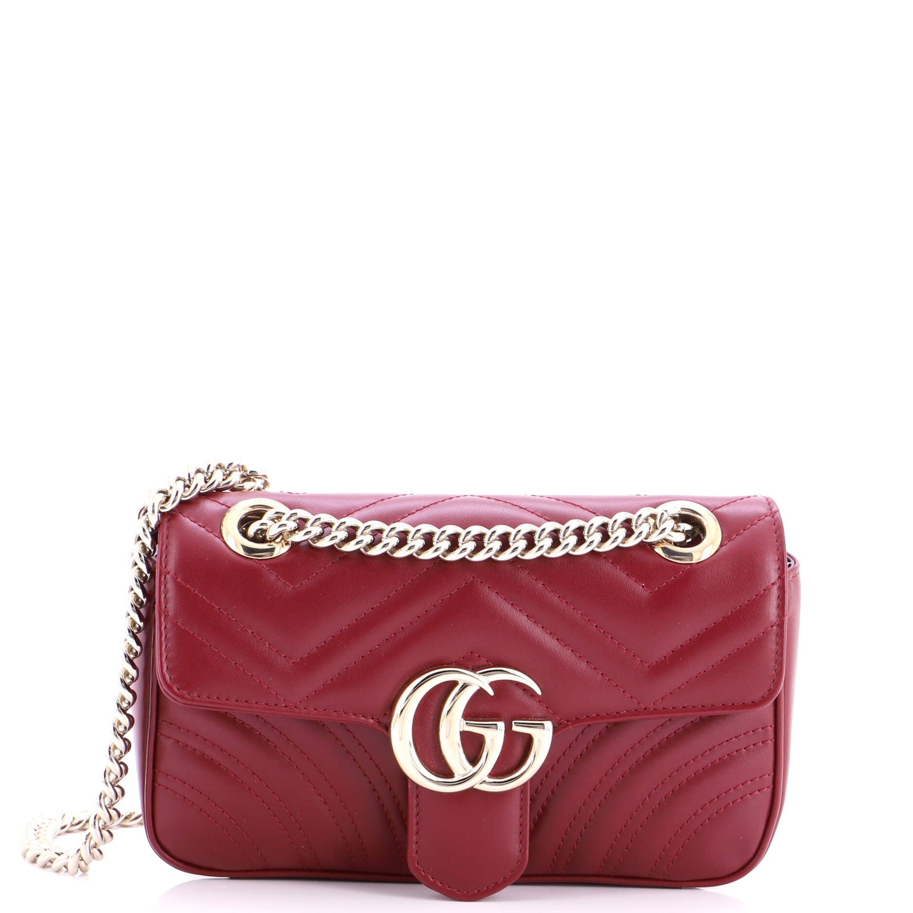 GG Marmont Flap Bag Matelasse Leather Small