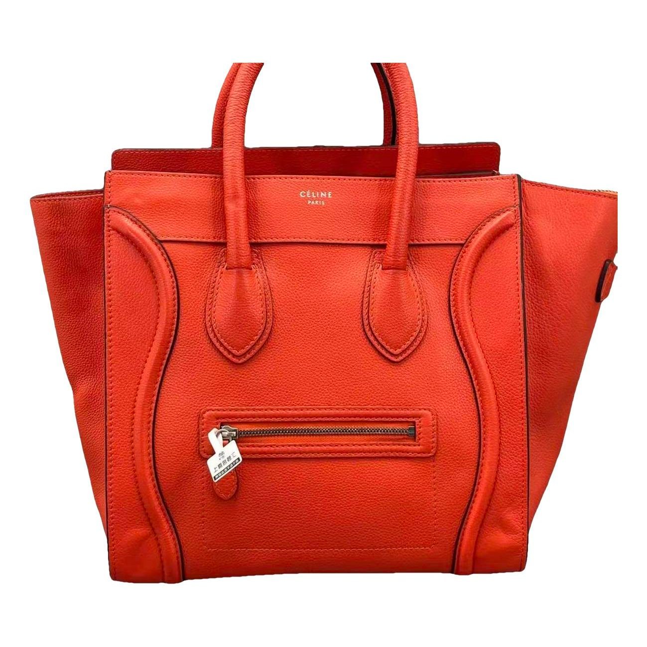 Luggage leather handbag