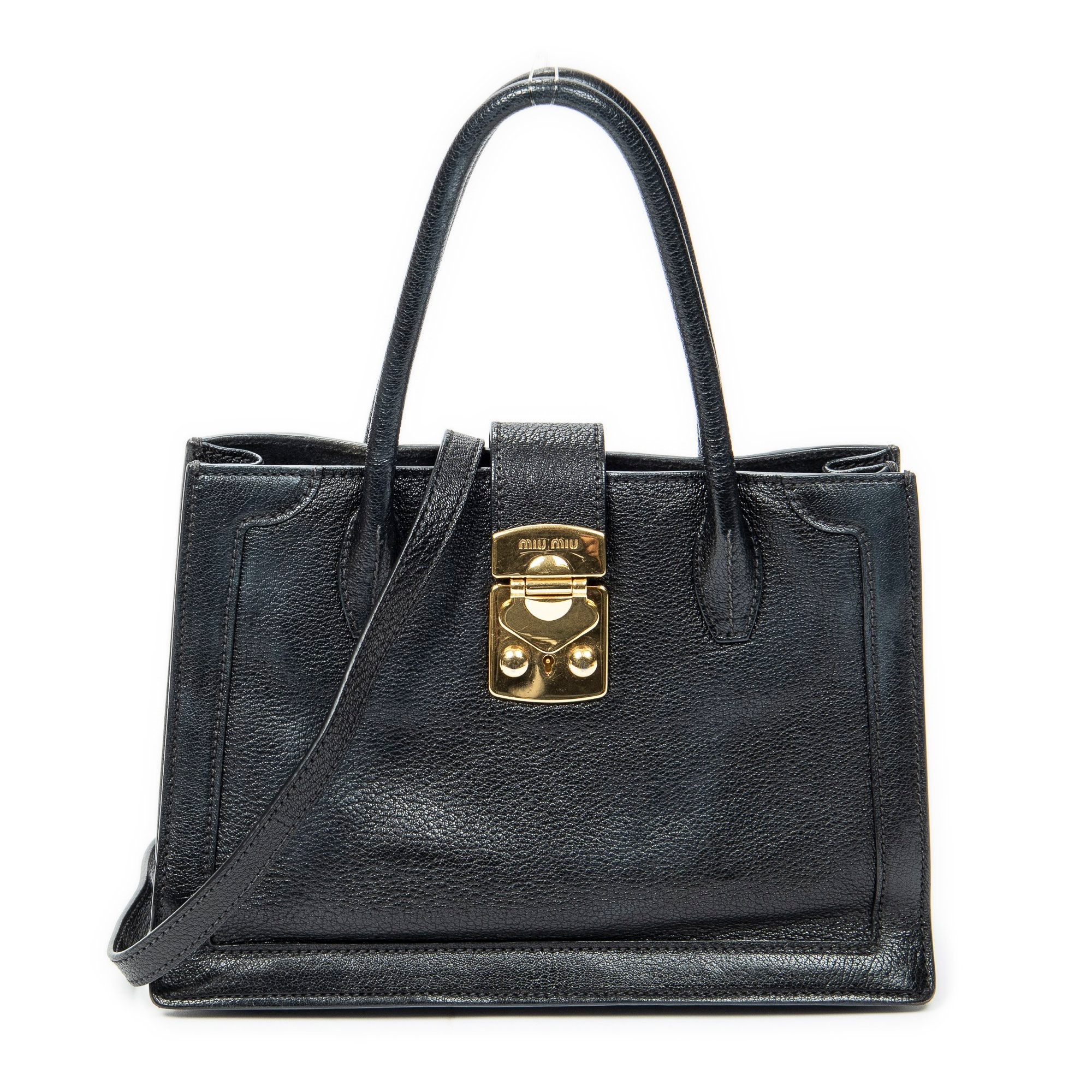 Leather handbag