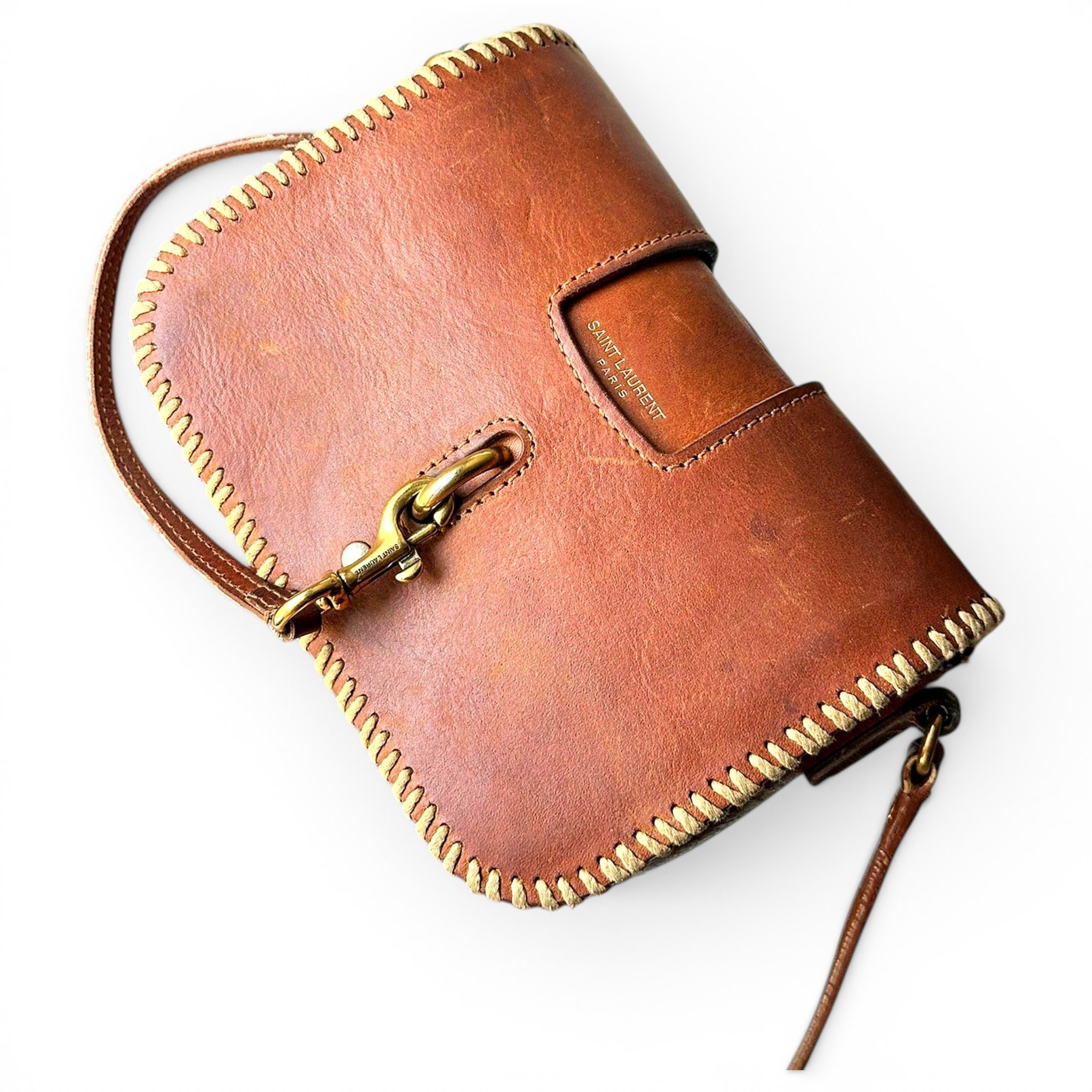 Leather crossbody bag