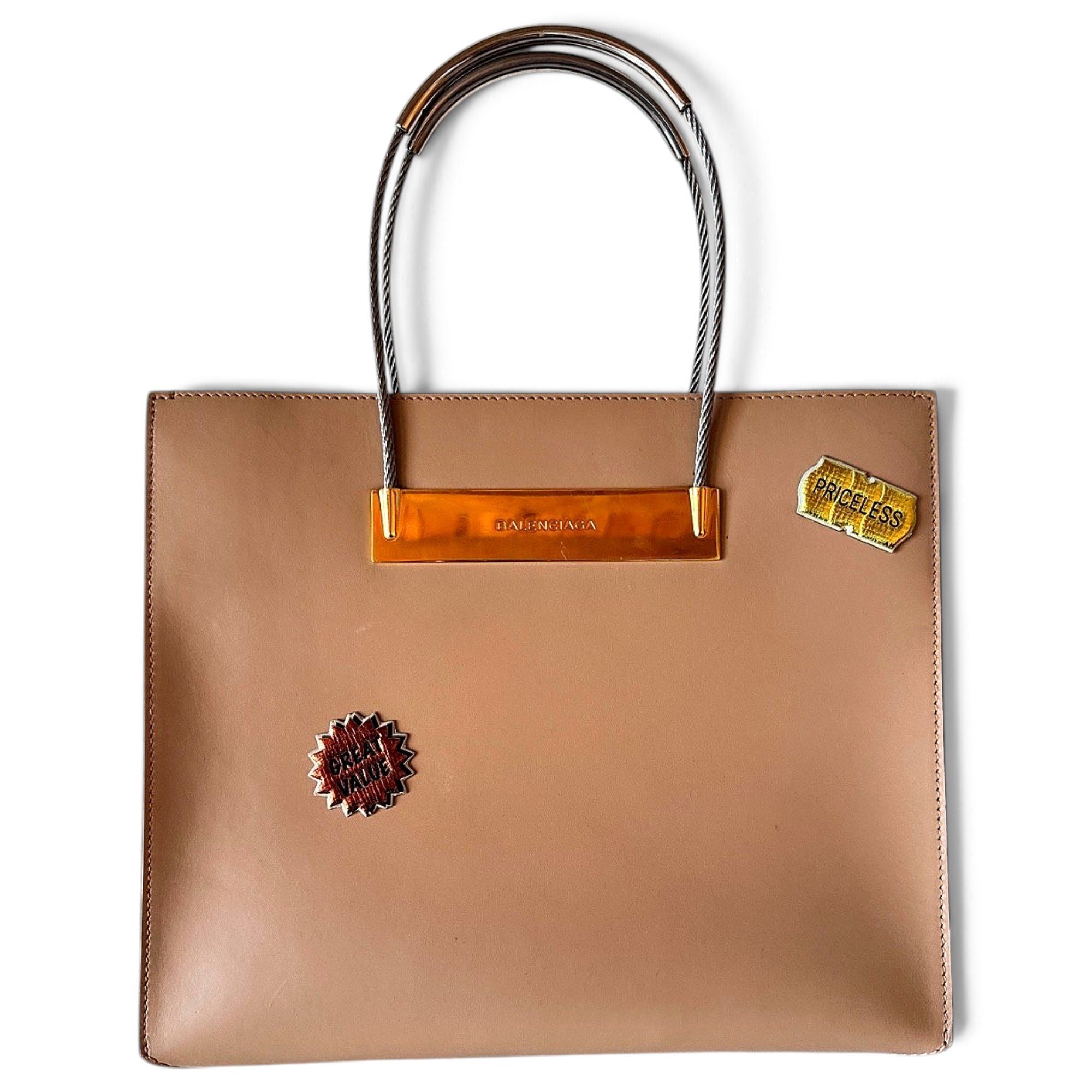 Balenciaga Cable leather tote