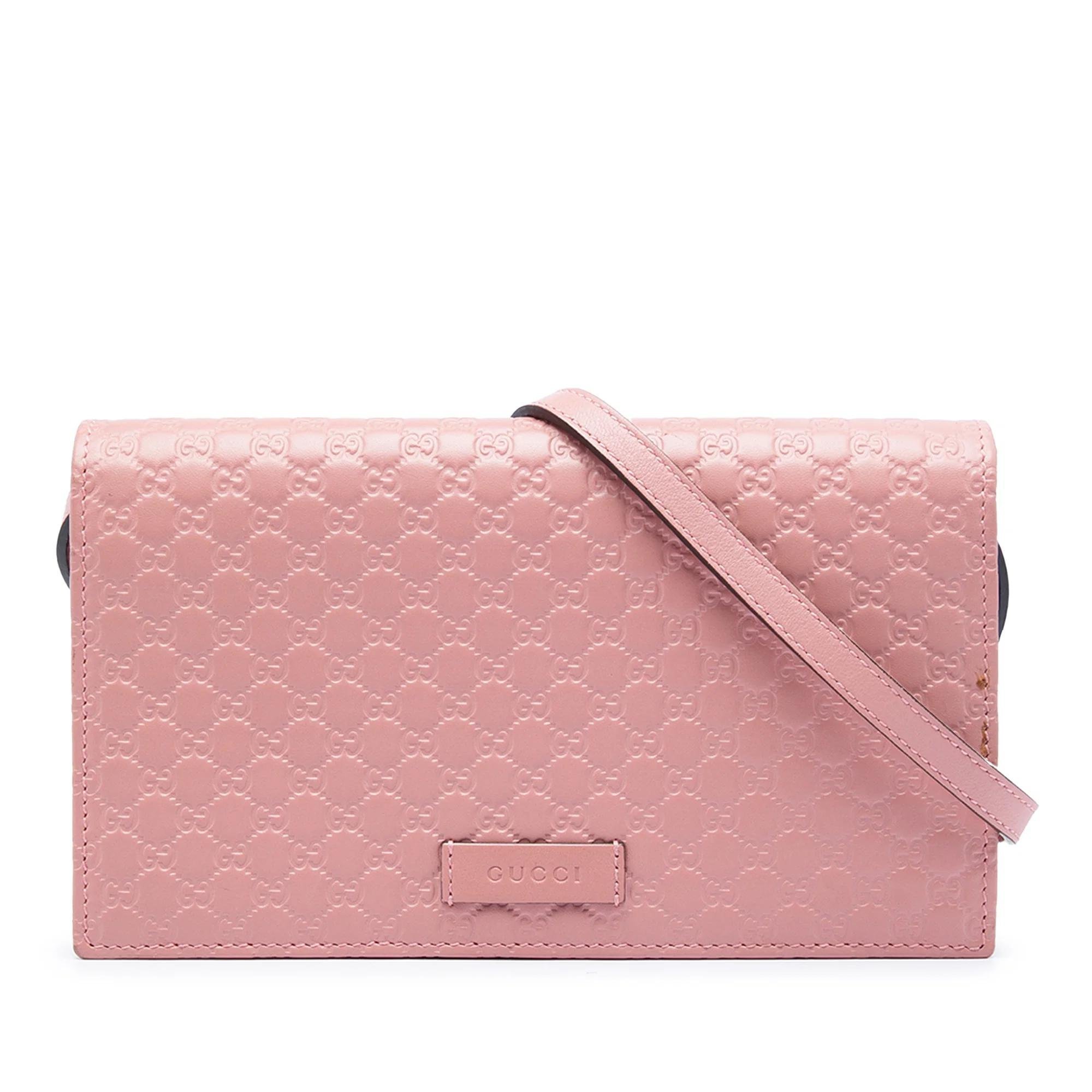 Gucci B leather crossbody bag