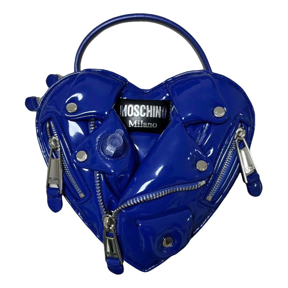 Biker patent leather bag
