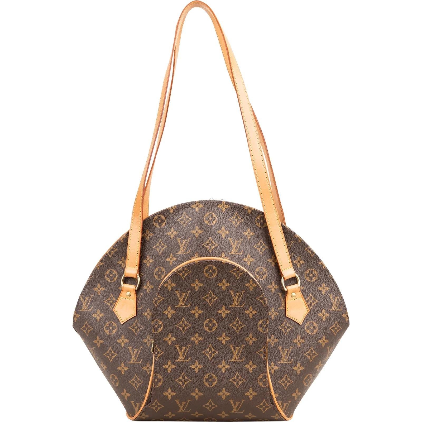 Ellipse leather handbag