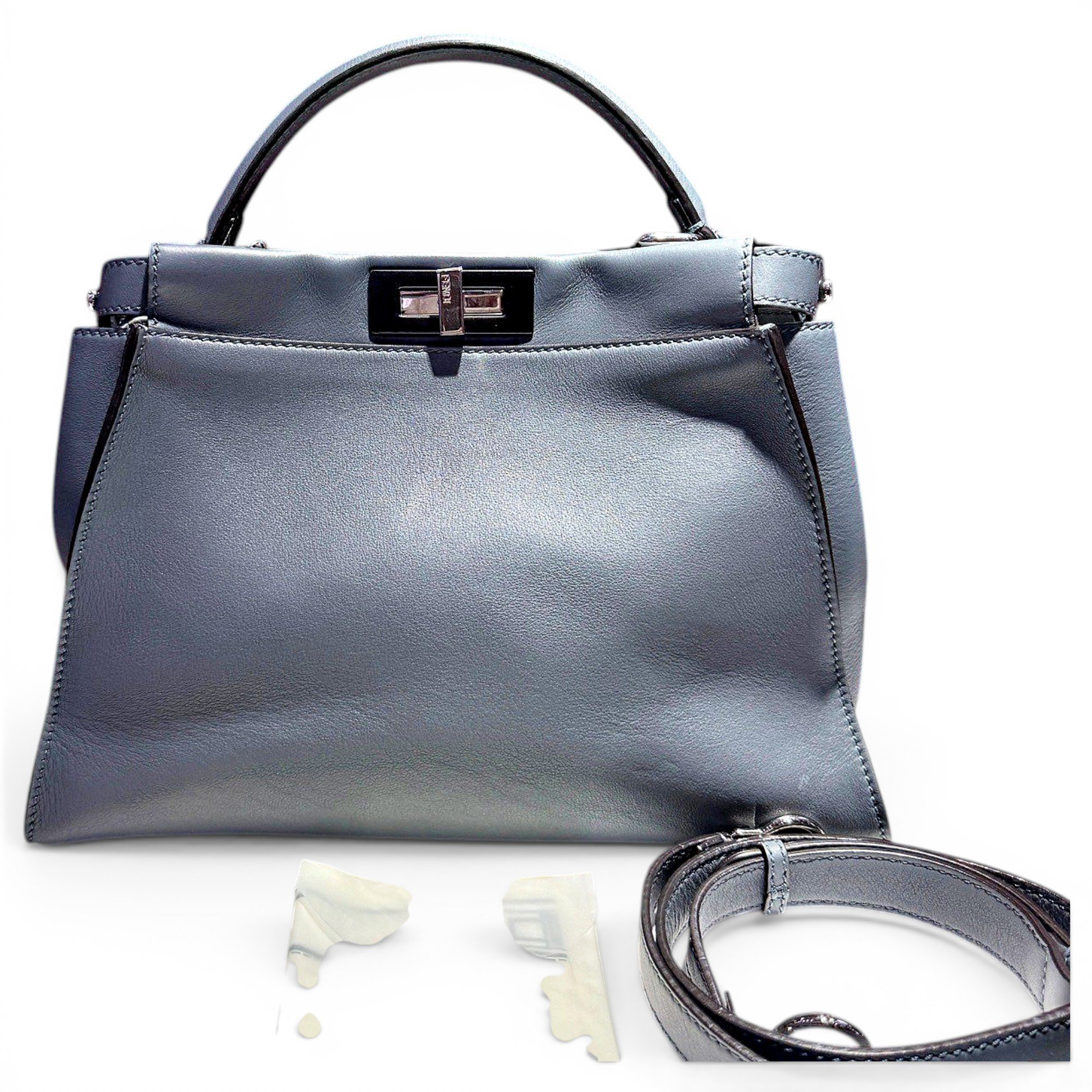 Peekaboo leather handbag