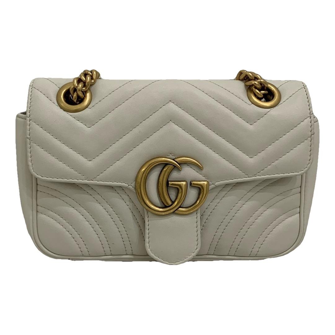 GG Marmont Flap leather handbag