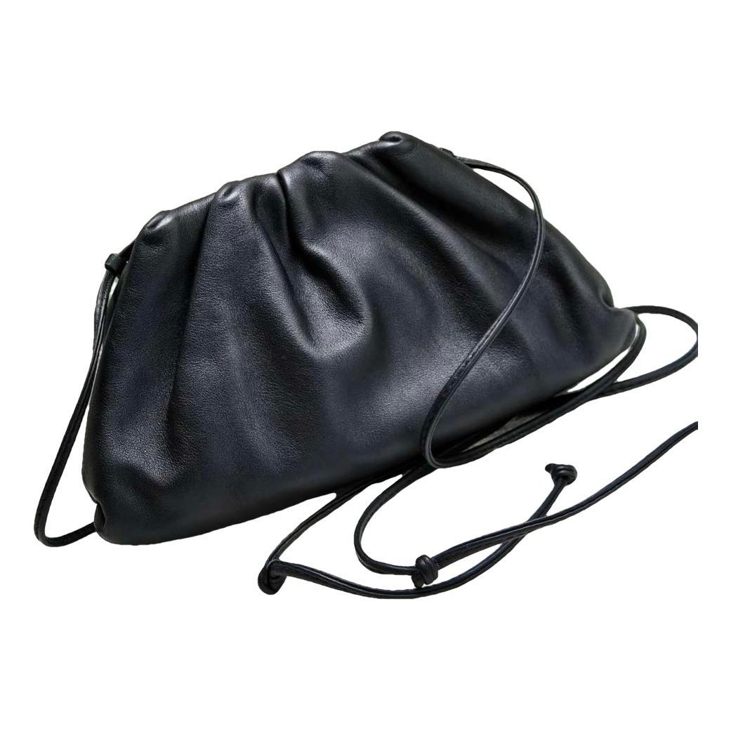 Pouch leather handbag