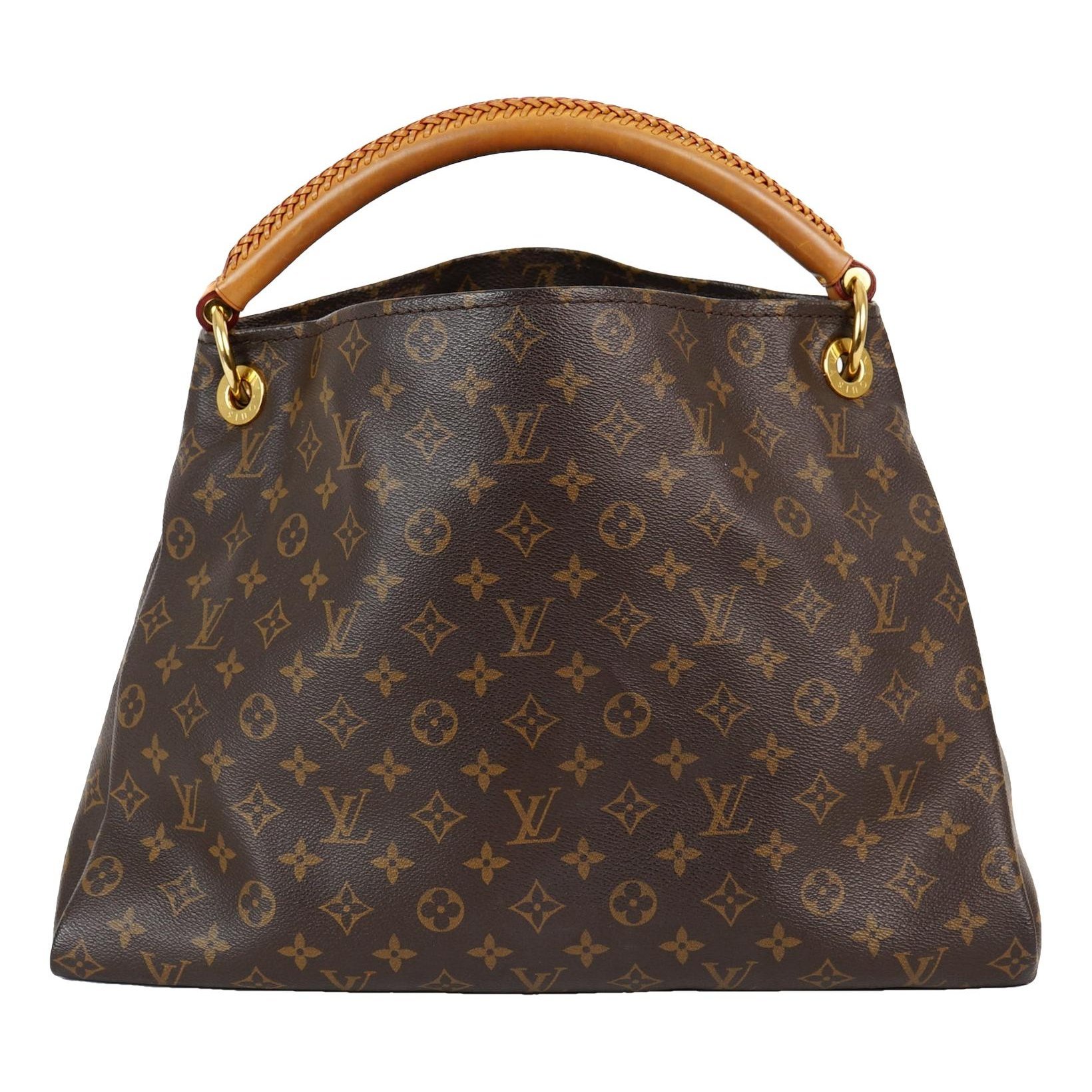 Artsy leather handbag