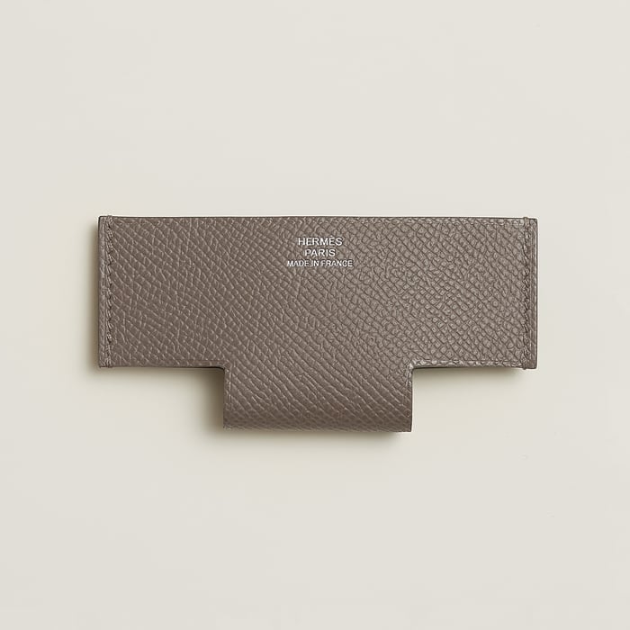 Gris Étain H Pocket Card Holder