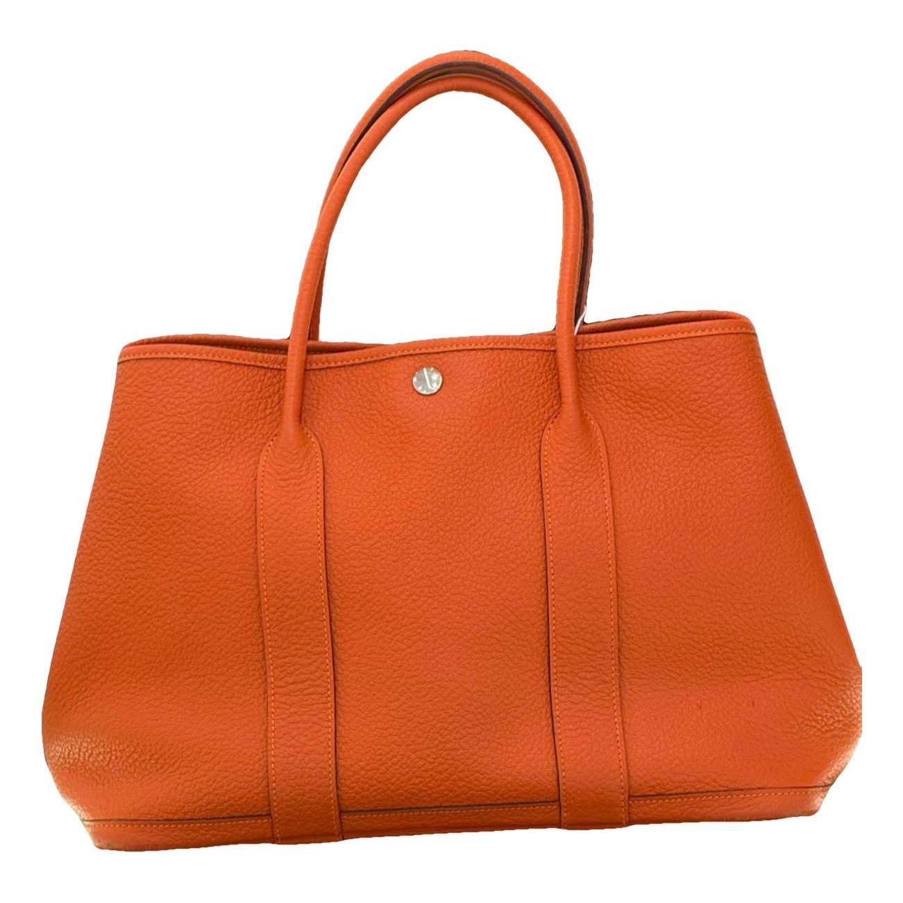 Hermes Garden Party 36 Handbag Orange