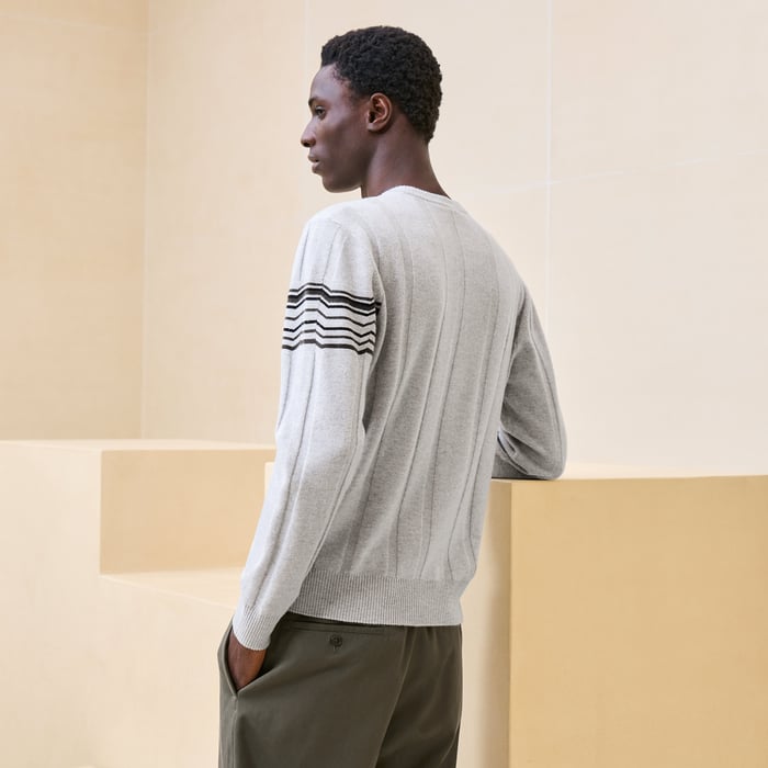 Silex "Lignes Brisees" Crewneck Sweater
