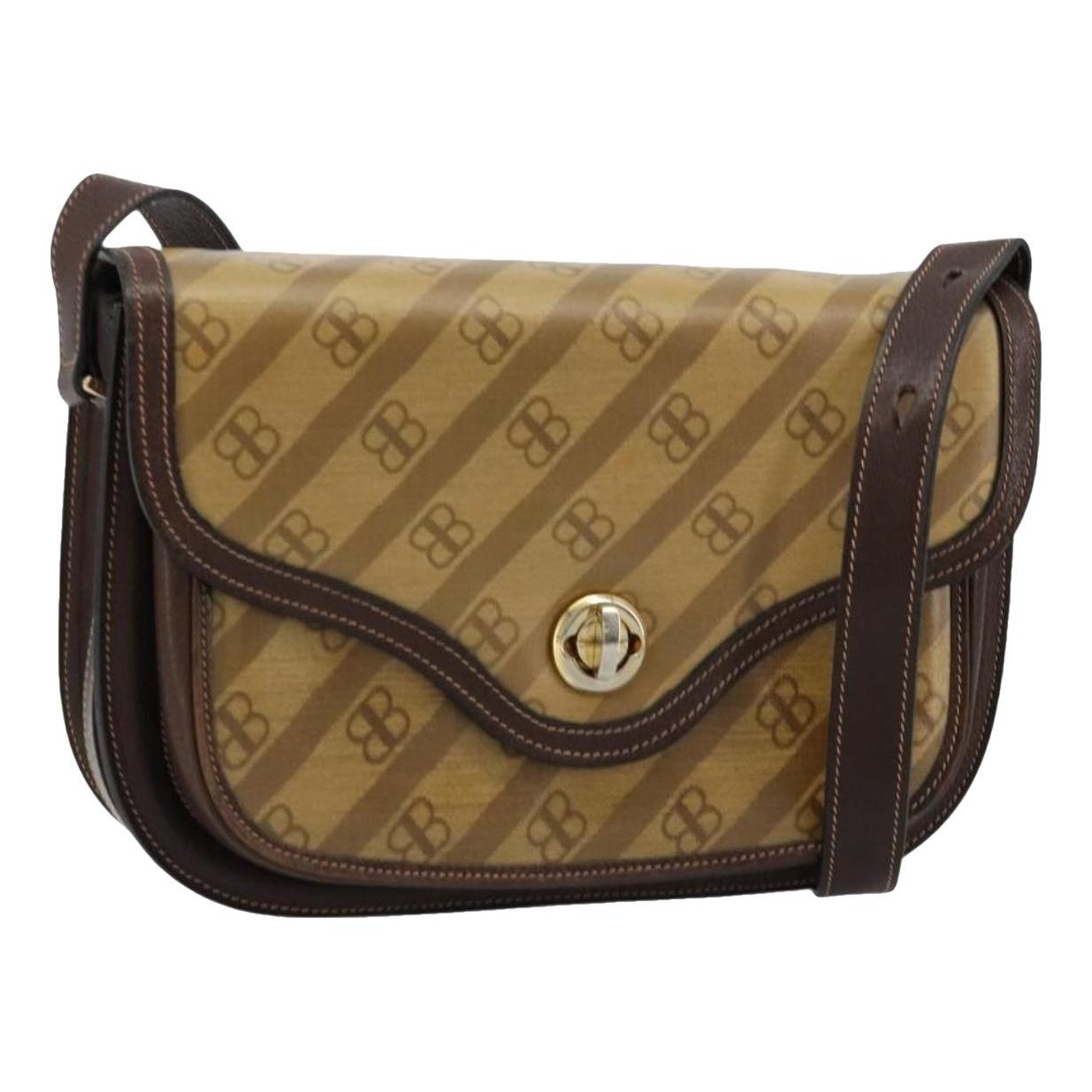 B leather handbag