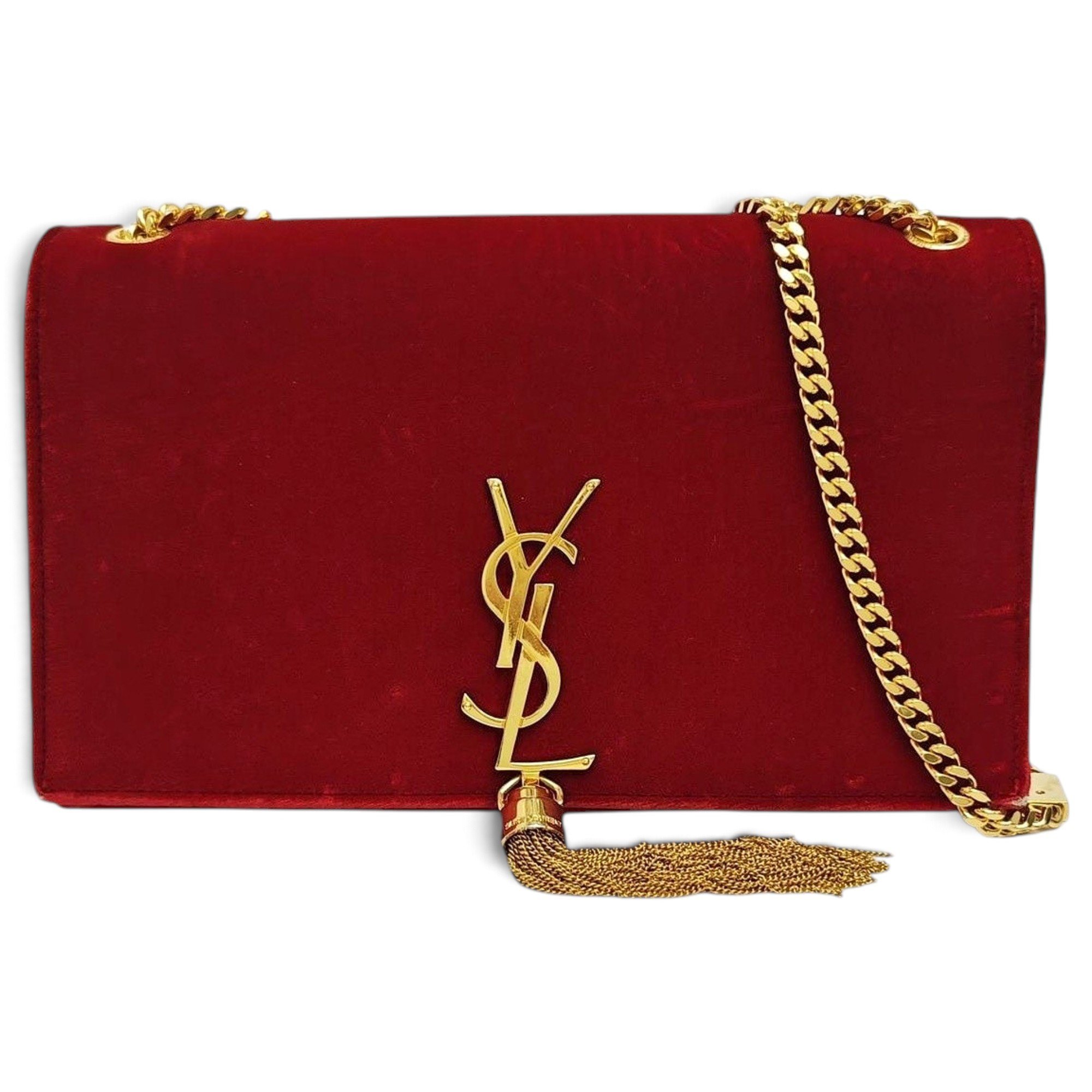 Kate monogramme velvet handbag