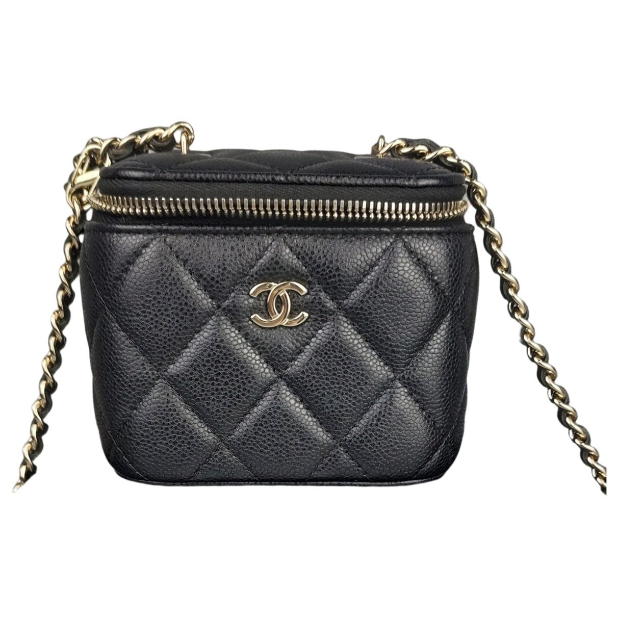 Trendy CC Vanity leather handbag