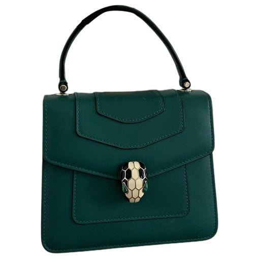 Serpenti leather handbag