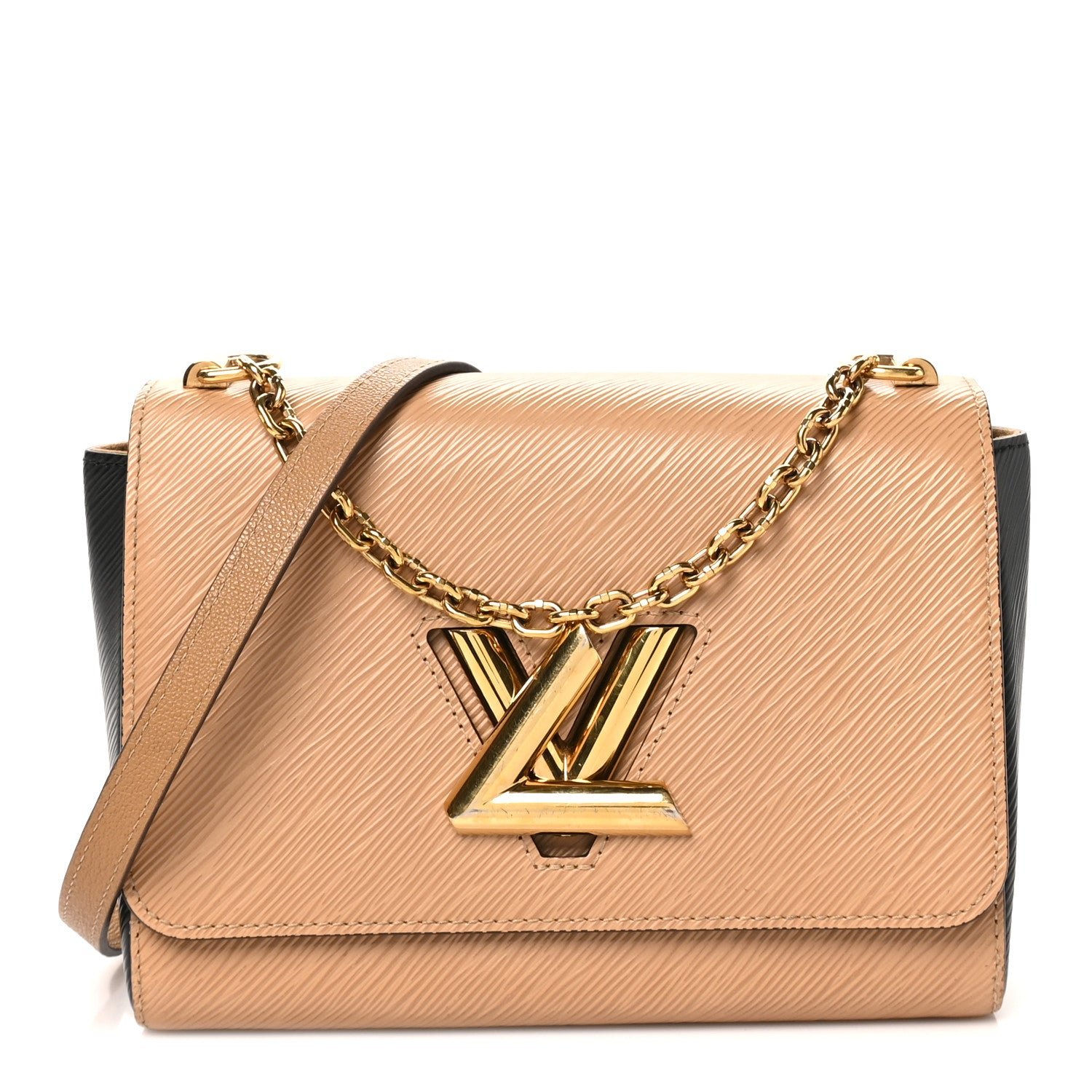Louis Vuitton Epi Twist Shoulder Bag MM Camel
