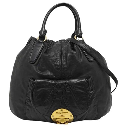 Leather handbag