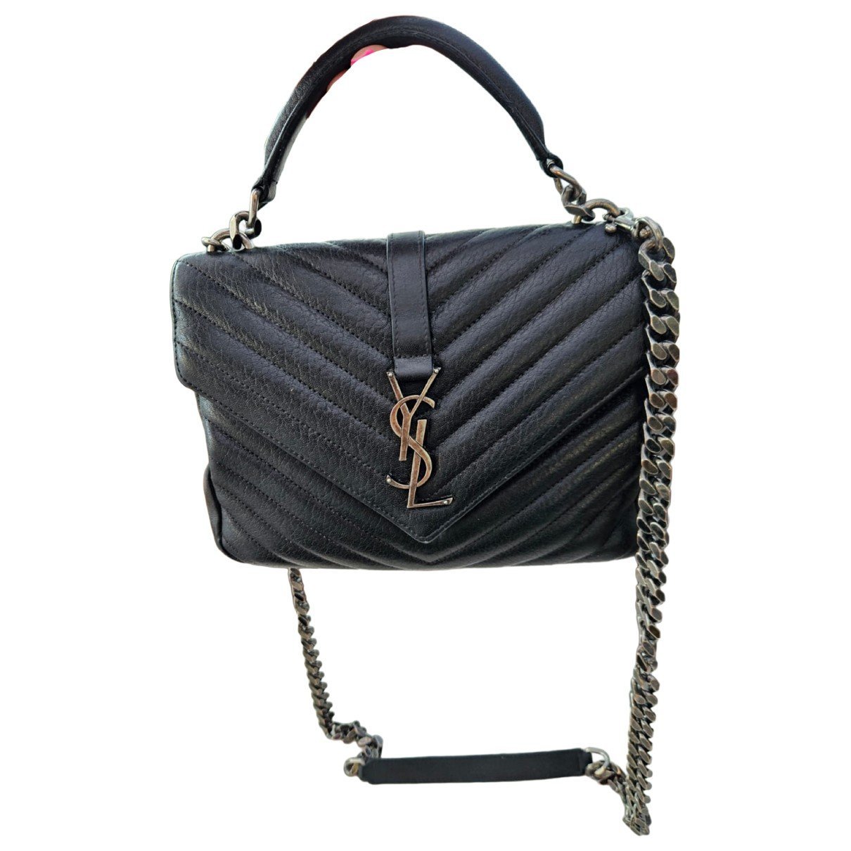 Collége monogramme leather handbag