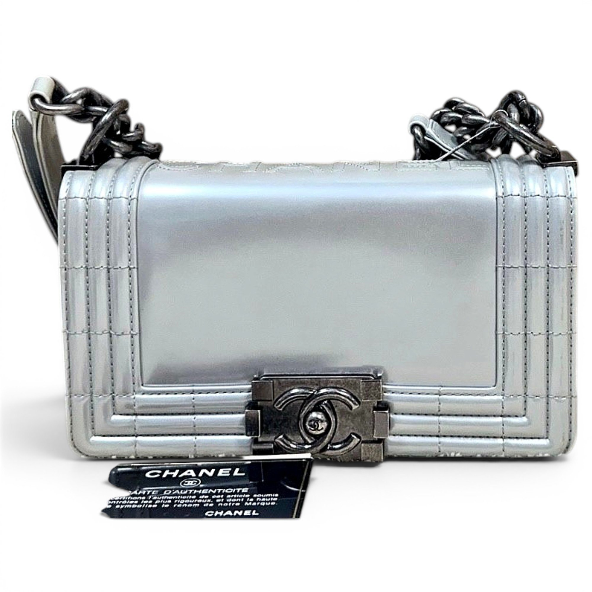 Boy leather crossbody bag