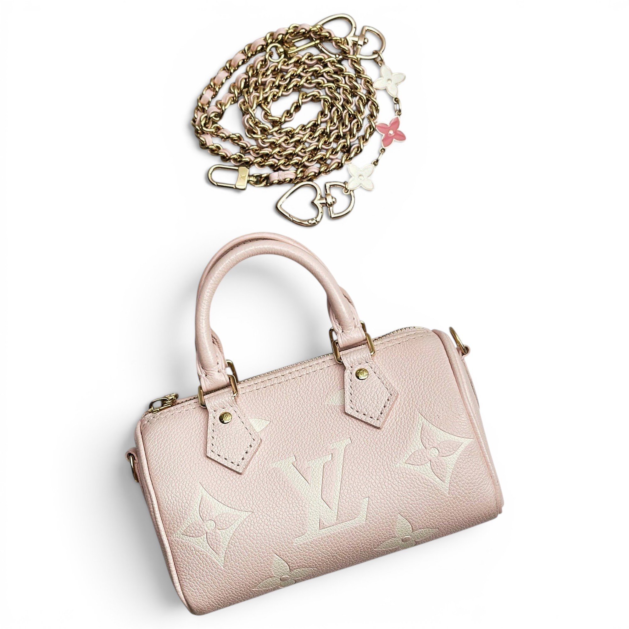 Speedy leather handbag