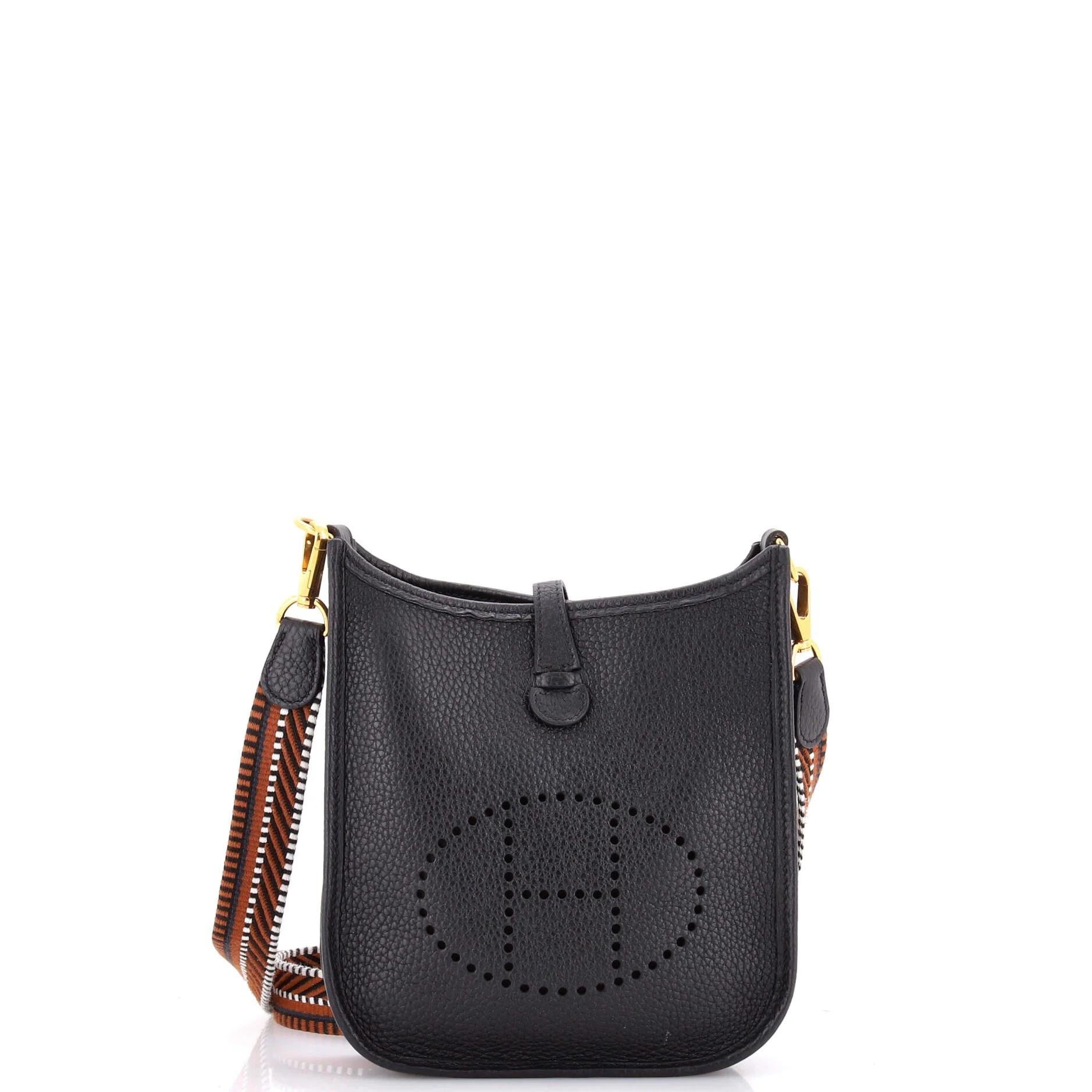 Mini Evelyne leather crossbody bag