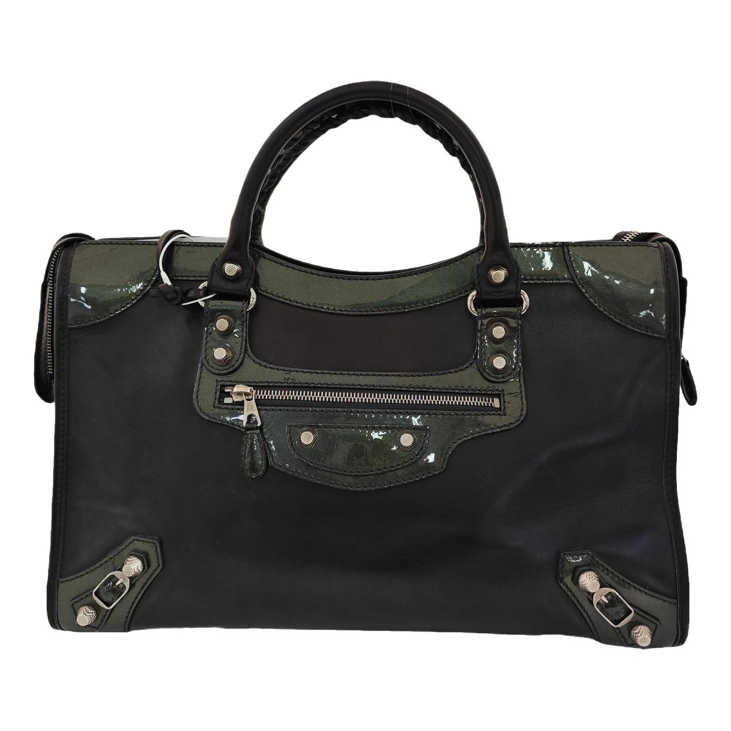 Leather handbag