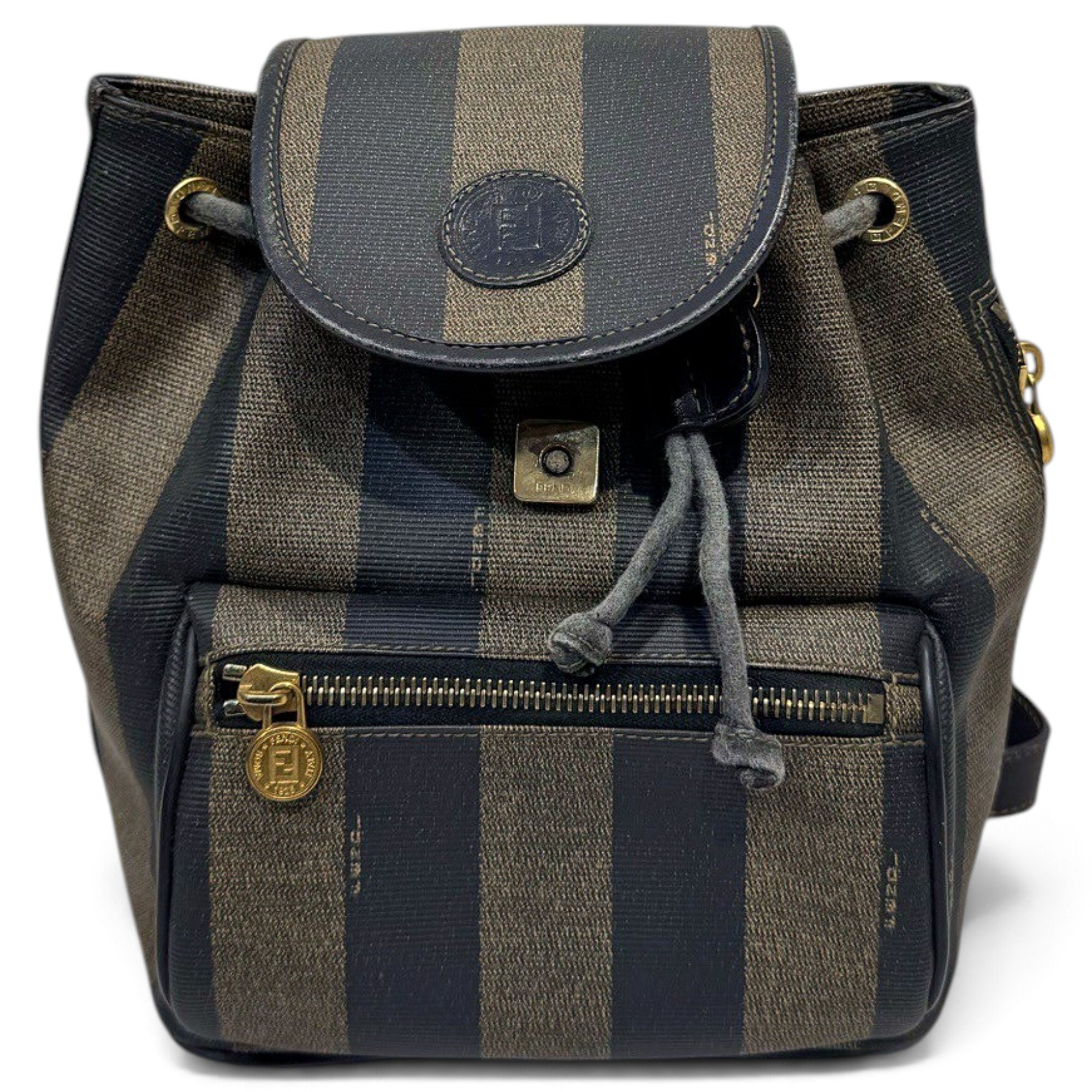 Leather backpack