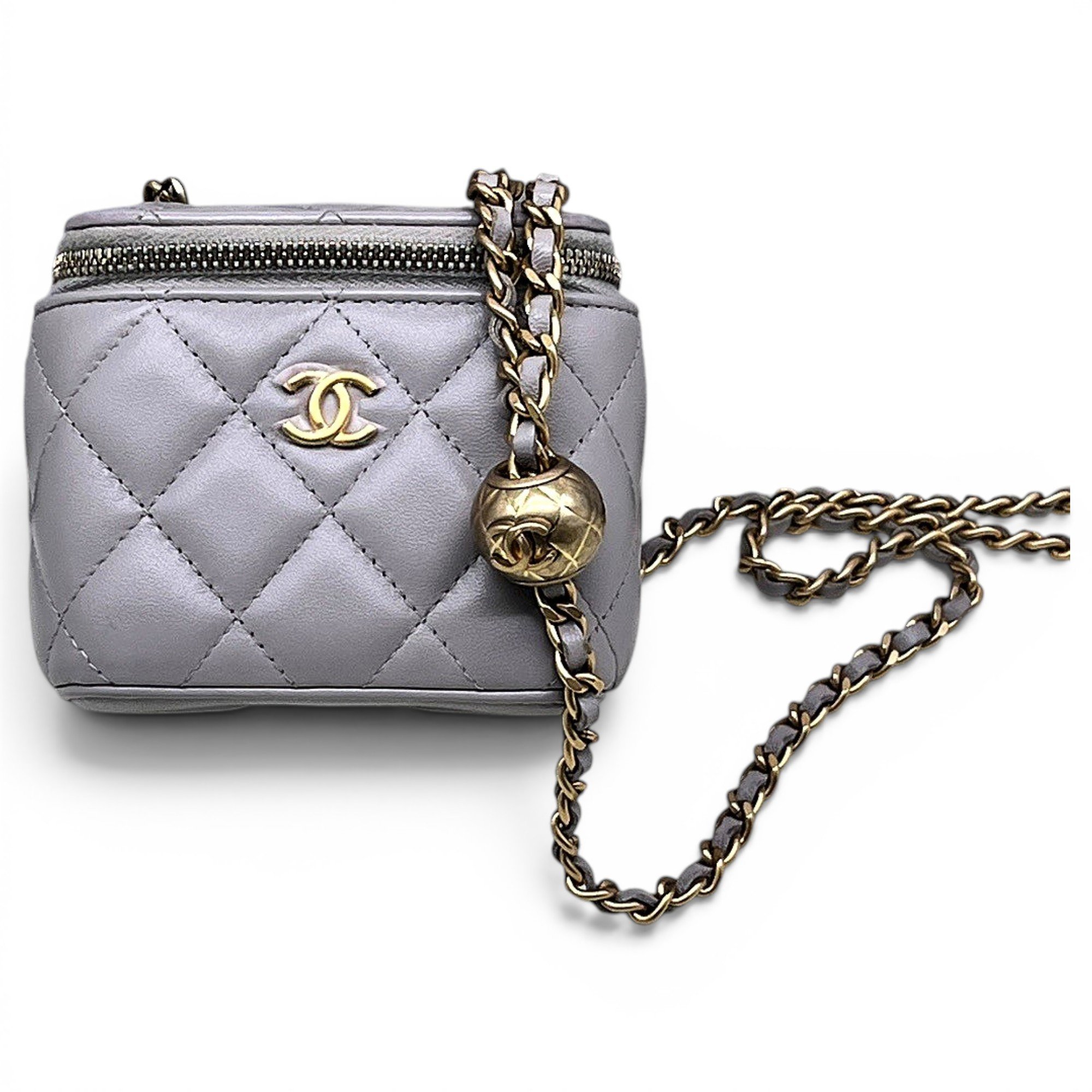 Trendy CC Vanity leather handbag