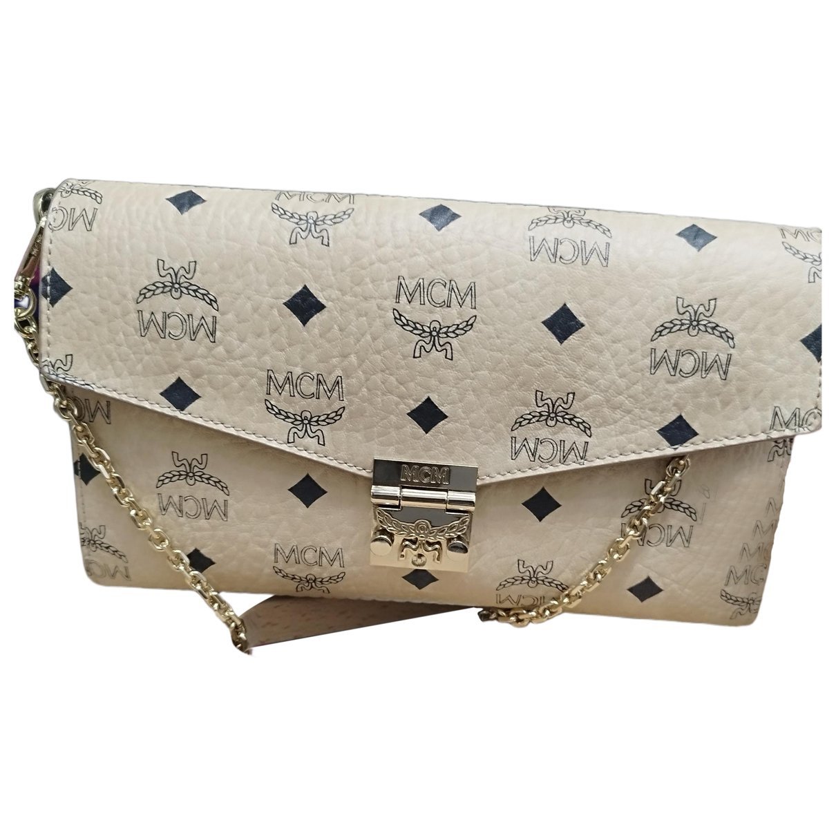 Millie leather clutch bag