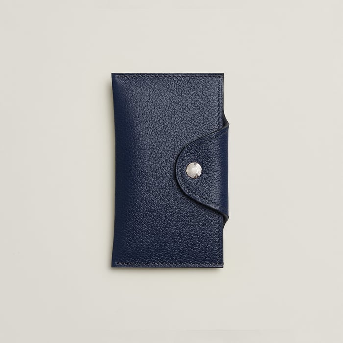 Bleu Nuit Porte-cartes Iliade