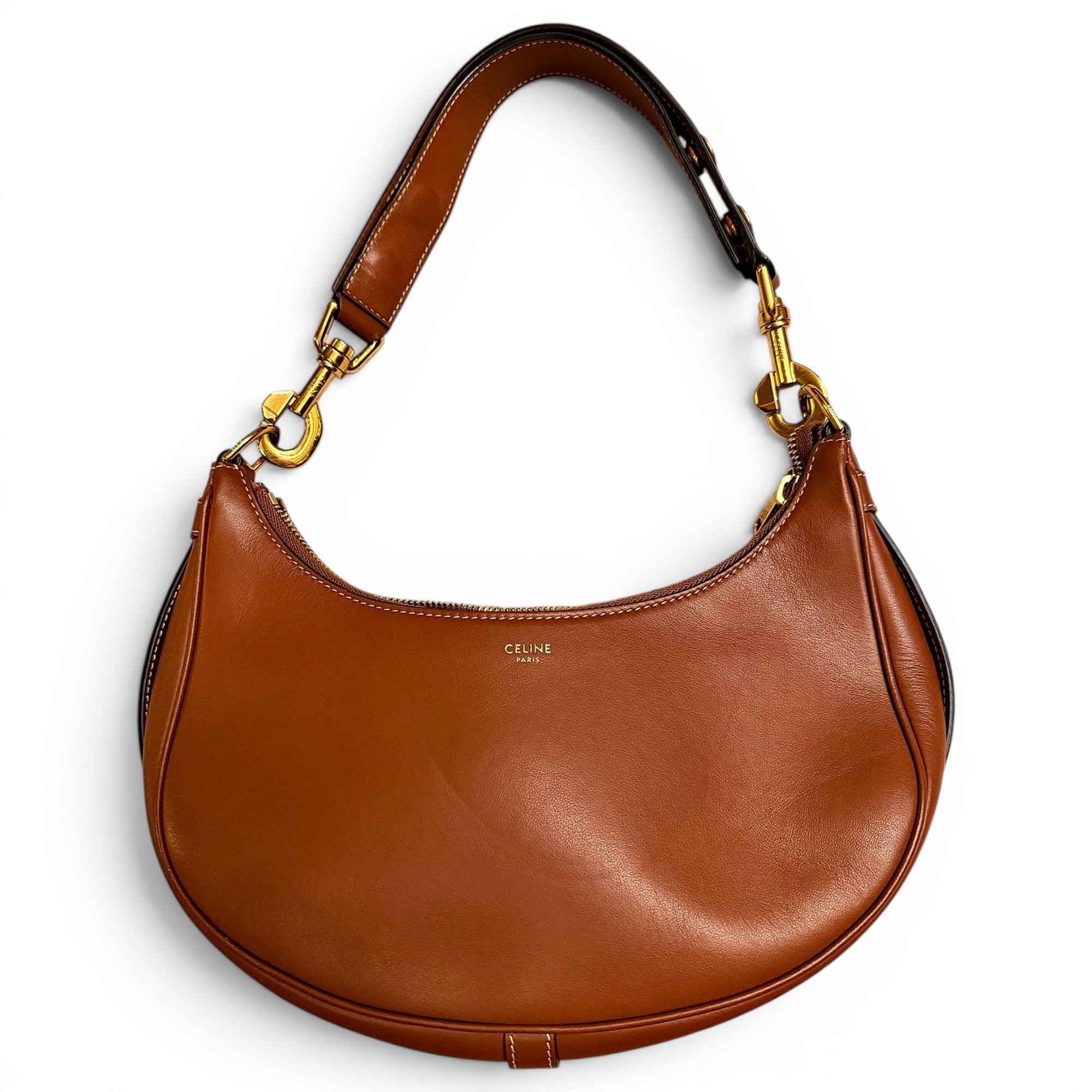 Hobo leather handbag