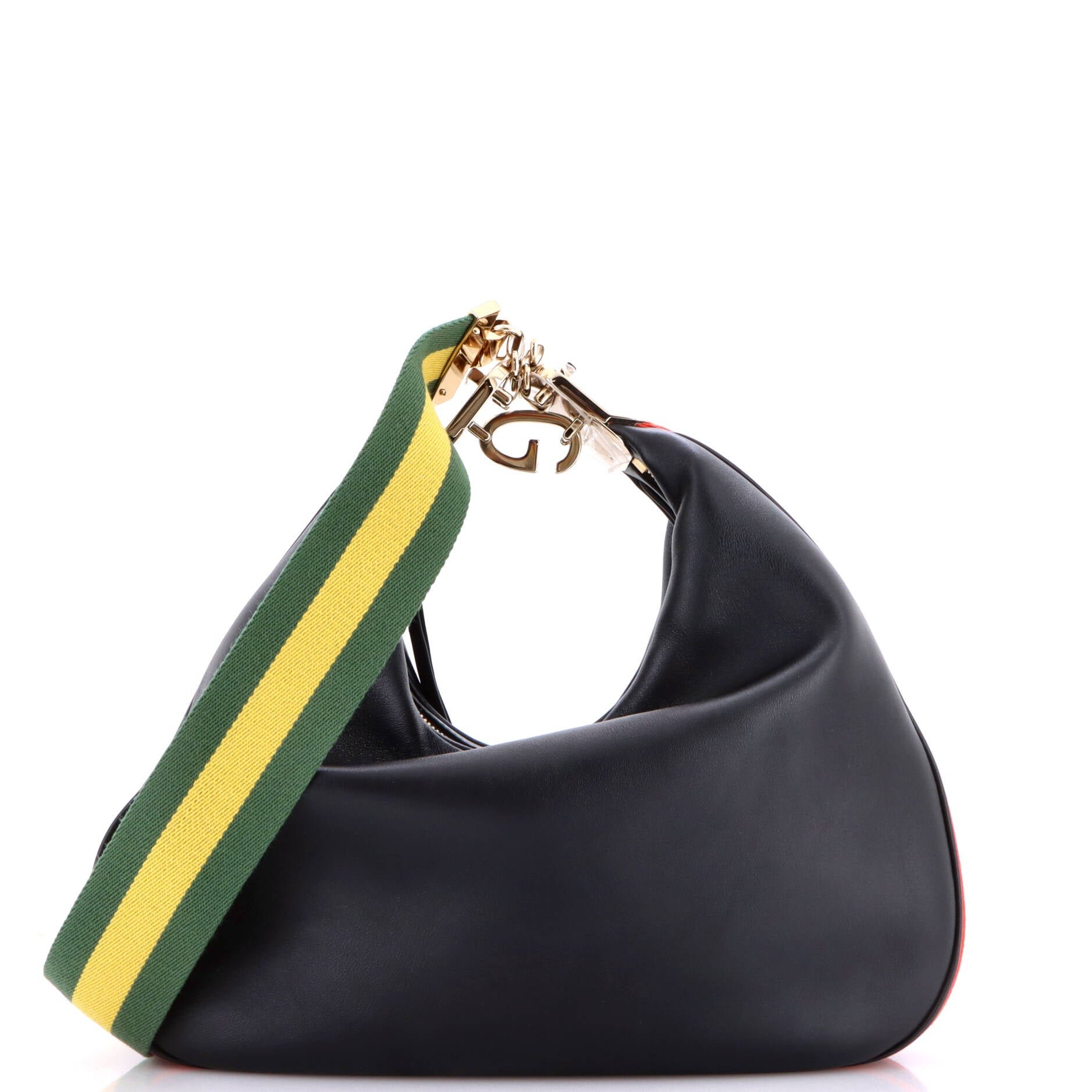 Attache Shoulder Bag Leather Large