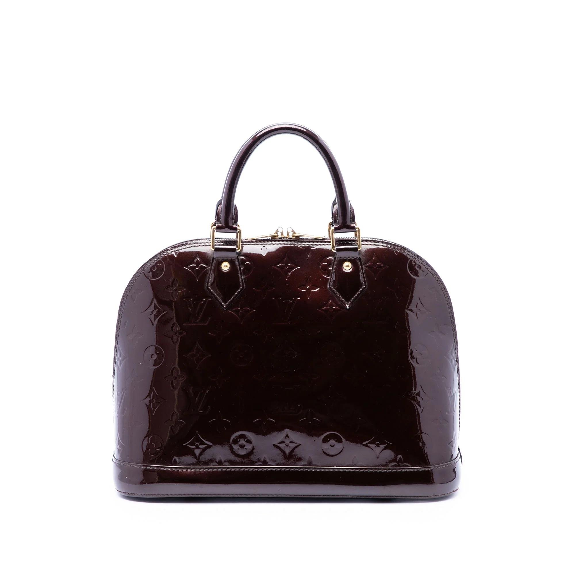 Louis Vuitton Alma leather handbag