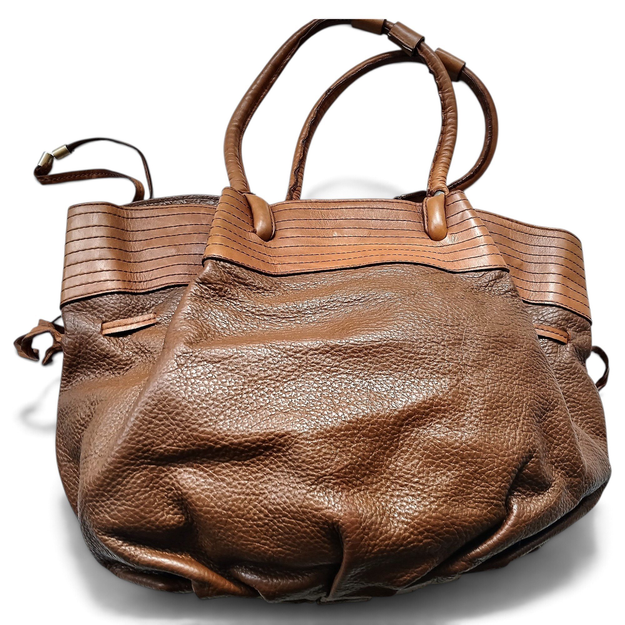 Leather handbag