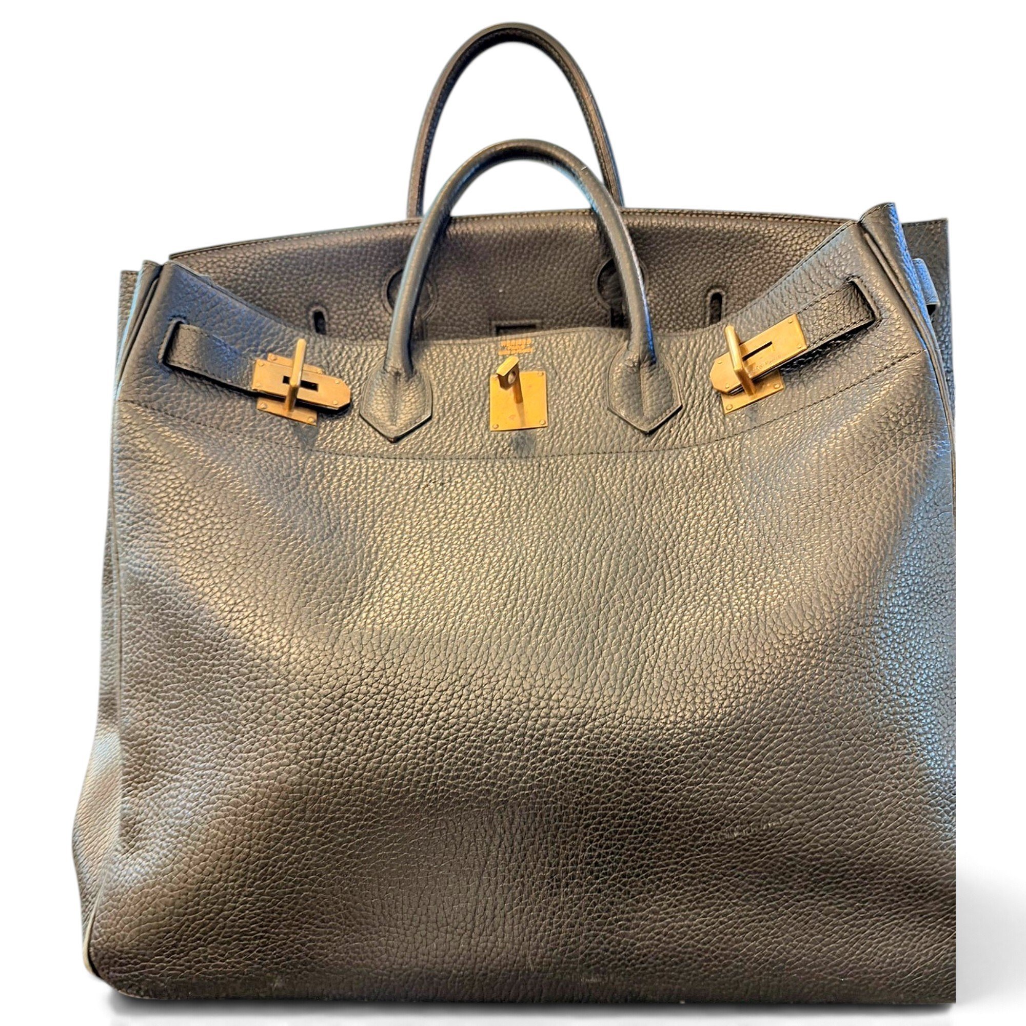 Haut à Courroies leather handbag