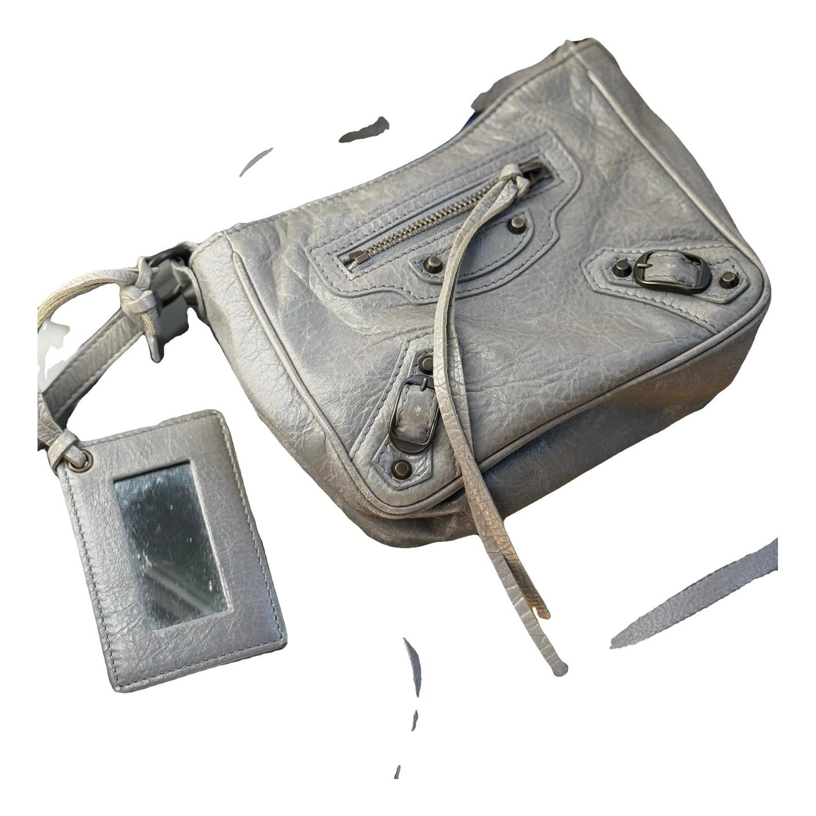 Leather backpack
