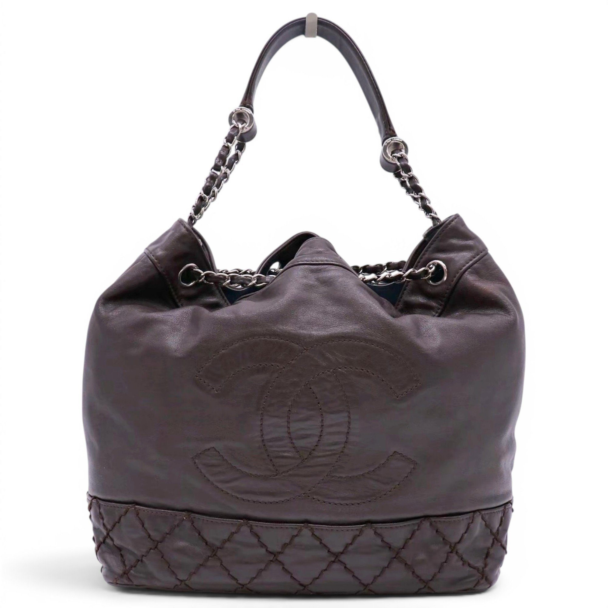 Leather tote