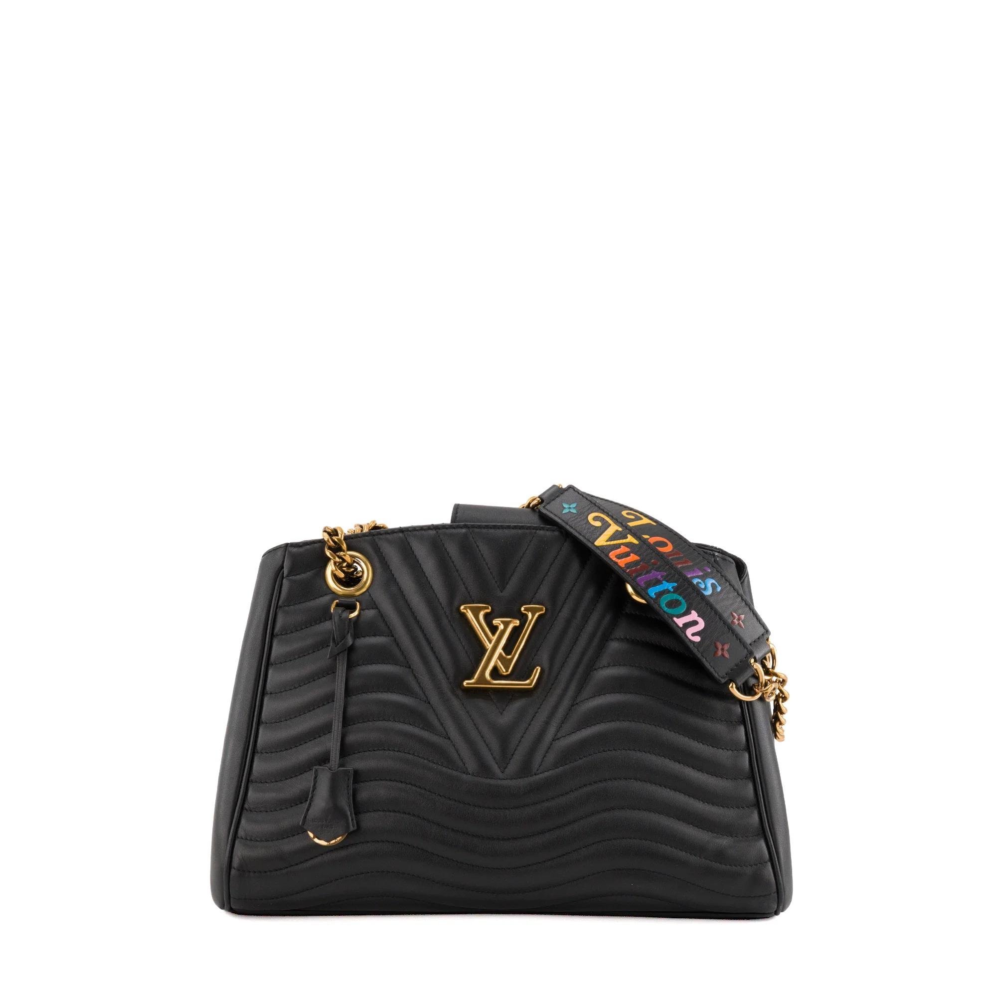 New Wave leather handbag