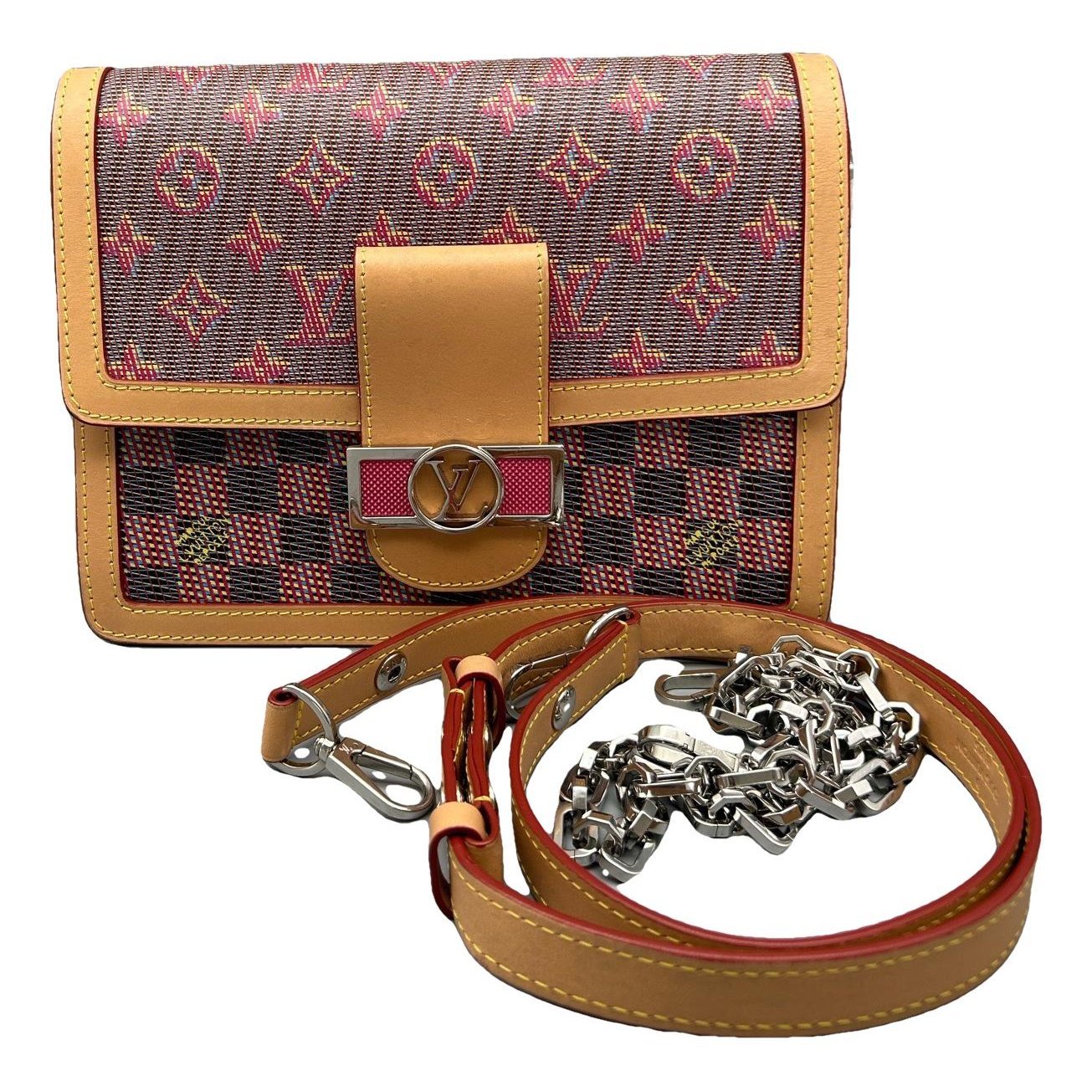Dauphine leather handbag